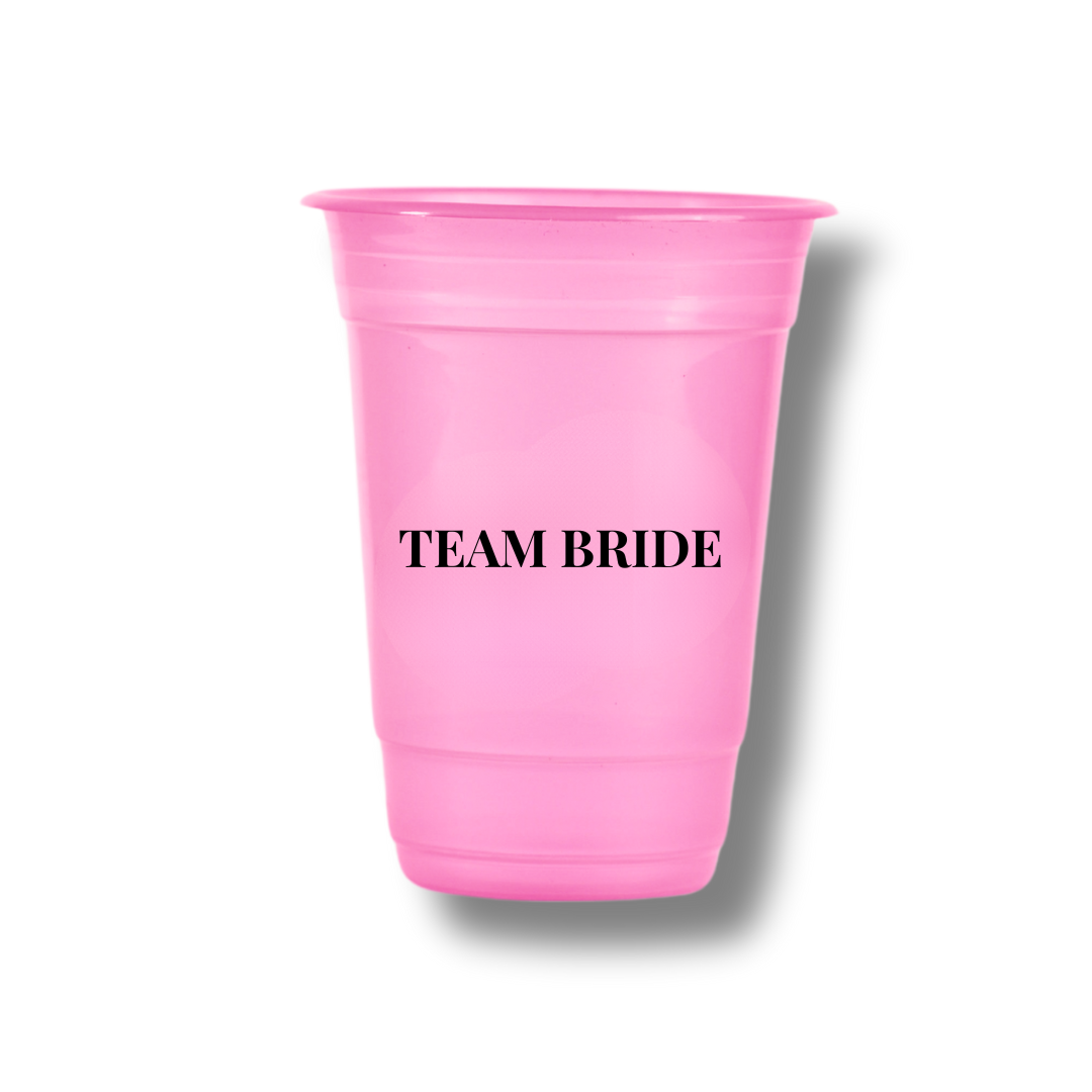 Team Bride Customized Glasses (Pack of 12)