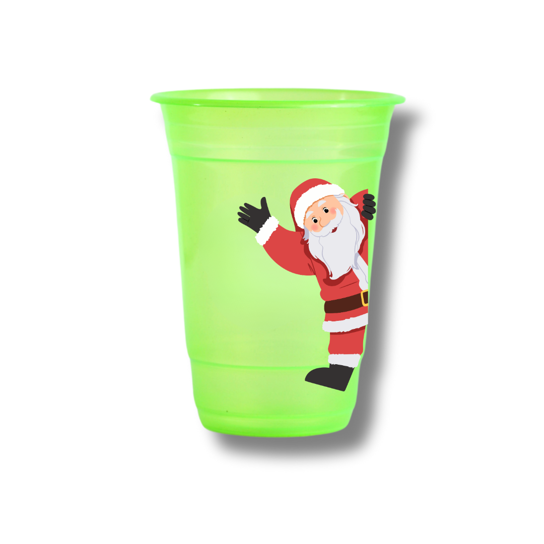 Santa Customized Glasses ( Pack Of 12 )