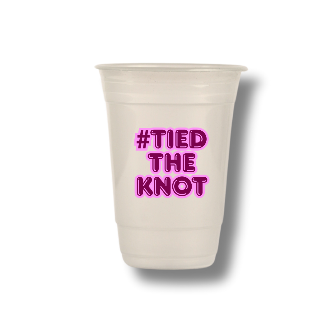 Dalegi Wedding Glasses – Tied The Knot (PACK OF 12)