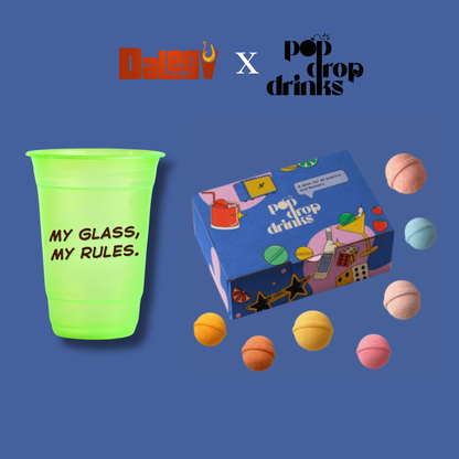 Limited Edition Mixology Duo: Dalegi Glasses × Pop Drop Bombs