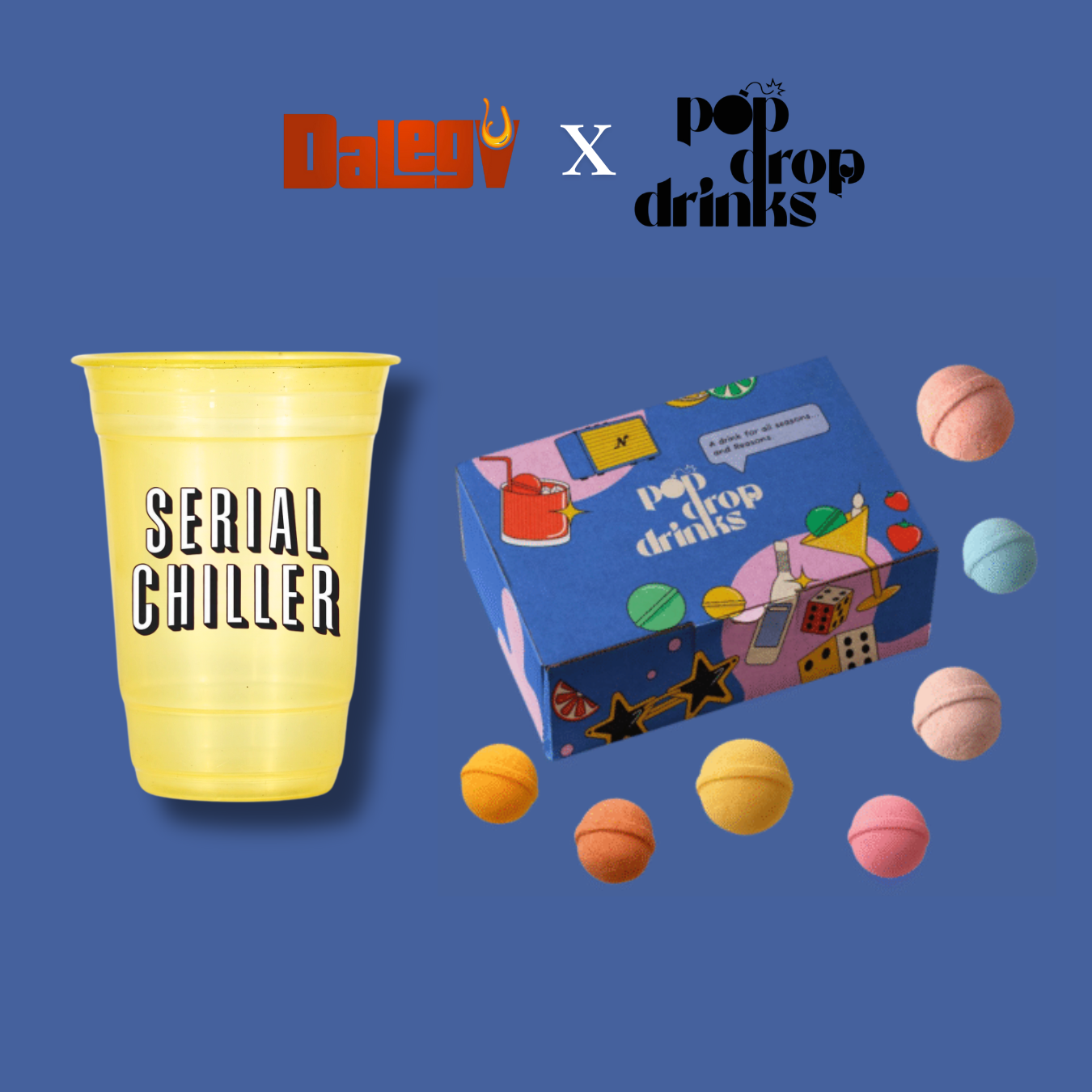 Limited Edition Mixology Duo: Dalegi Glasses × Pop Drop Bombs