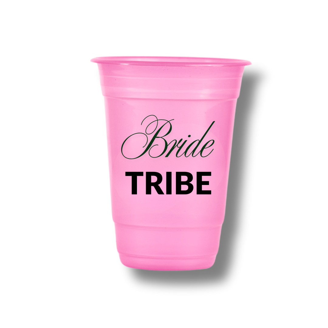 Bride Tribe Customized Glasses (Pack of 12)