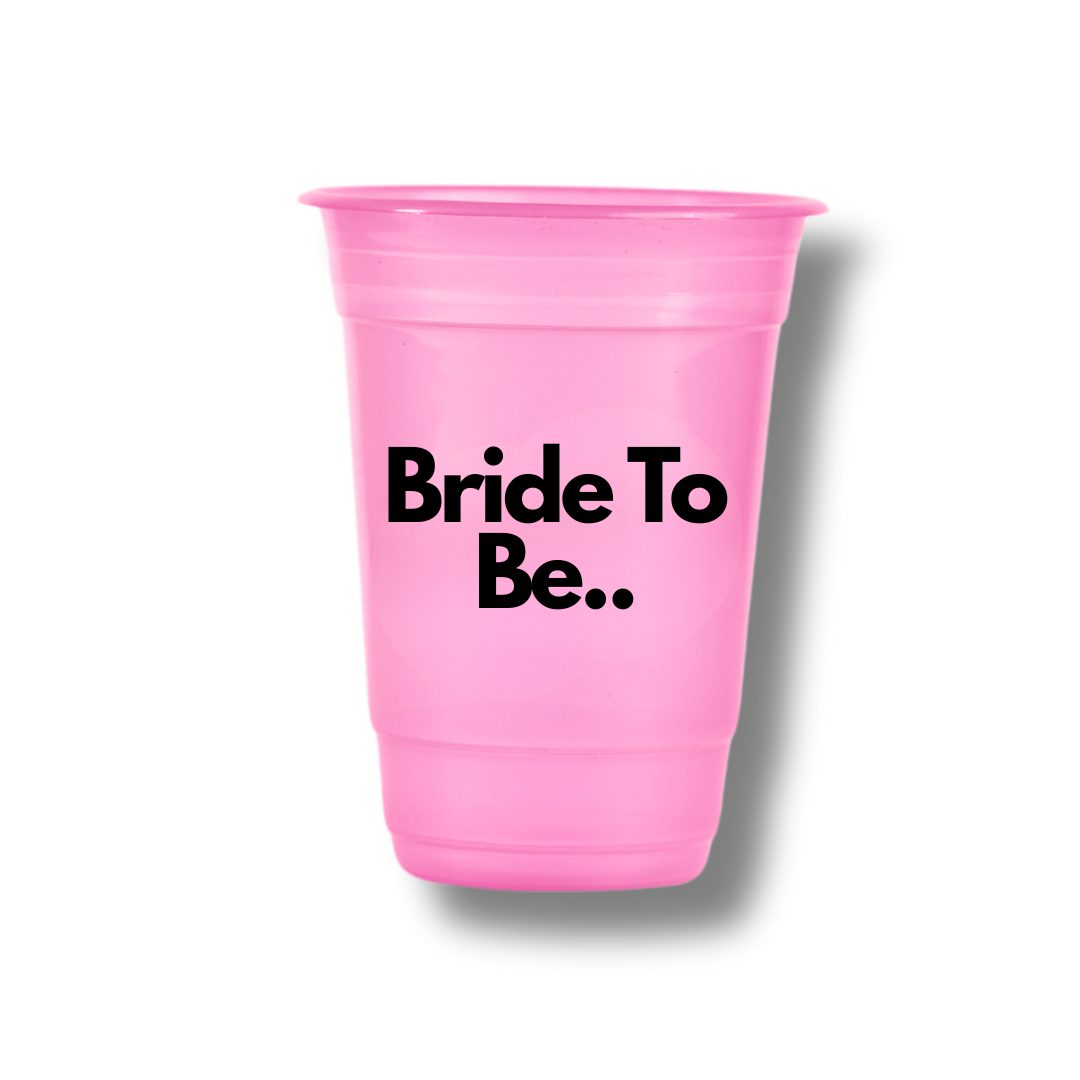 Bride To Be Customized Glasses (Pack of 12)