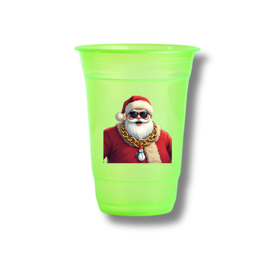 Santa Customized Glasses ( Pack Of 12 )