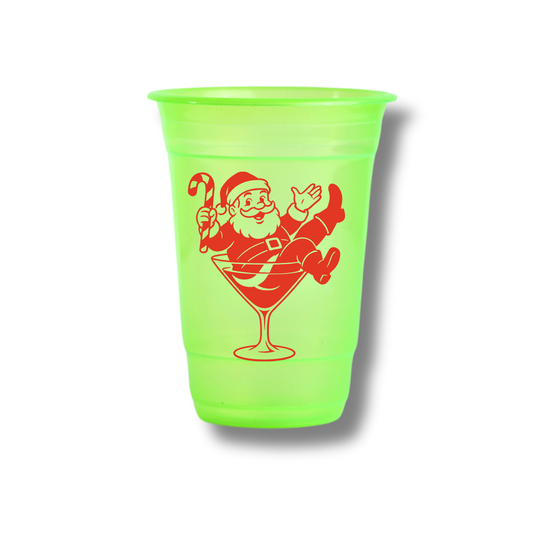 Santa Customized Glasses ( Pack Of 12 )