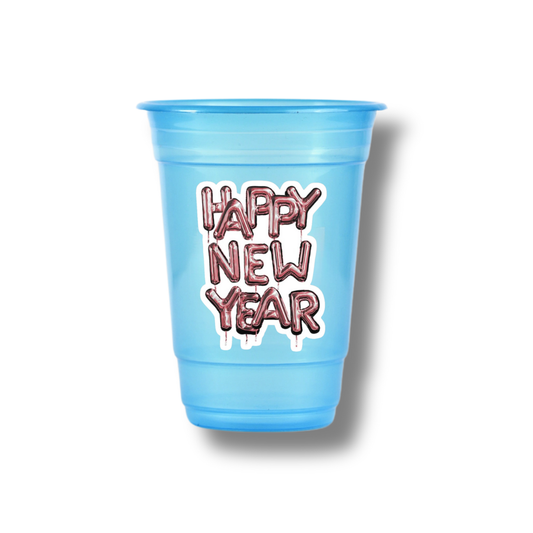 Happy New Year Customized Glasses ( Pack Of 12 )