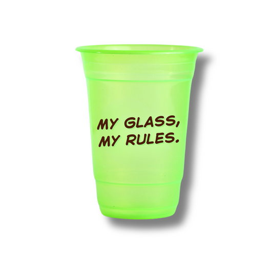My Glass My Rules Customized Glasses (Pack Of 12)