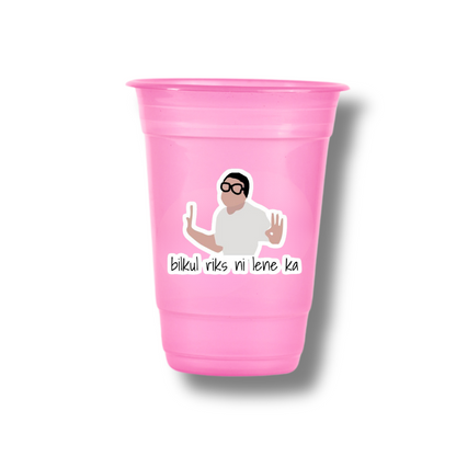 Bilkul Riks Nhi Lene Ka Customized Glasses (Pack Of 12)