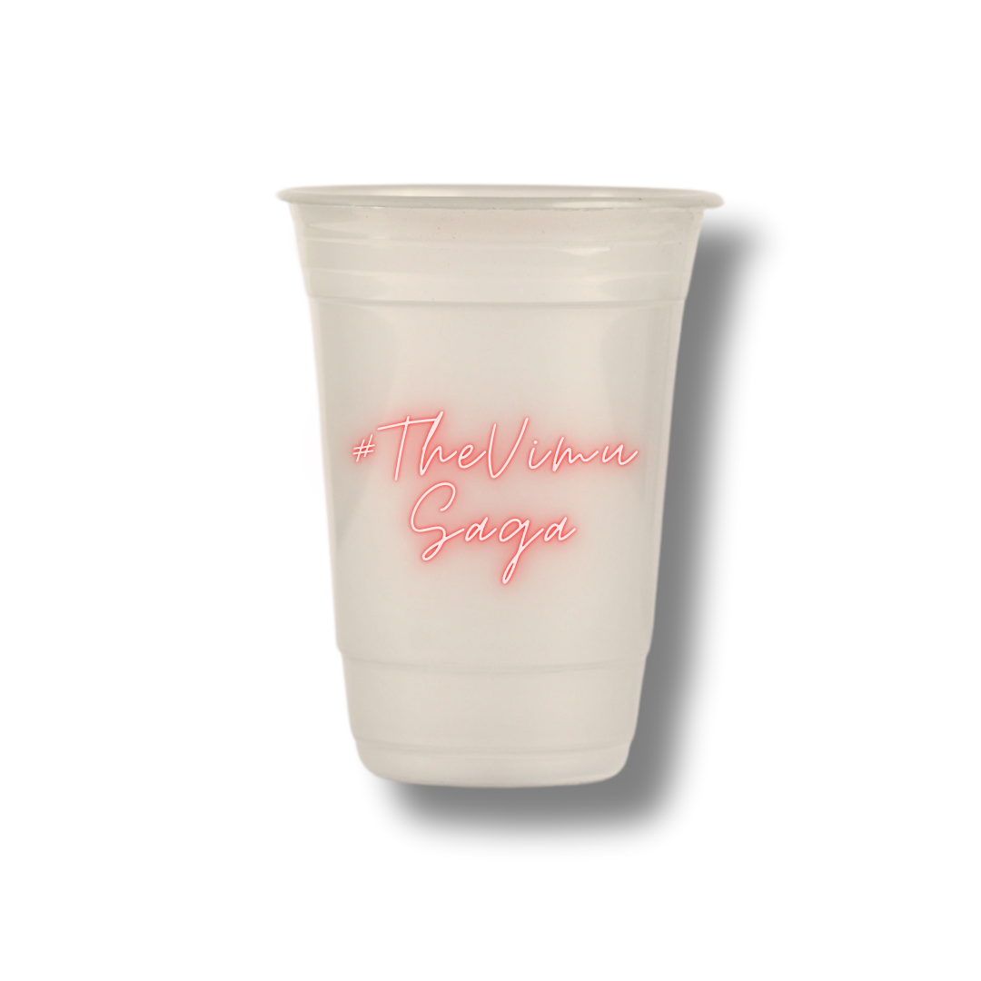 Dalegi Wedding Glasses – #YourWeddingHashtag (PACK OF 12)