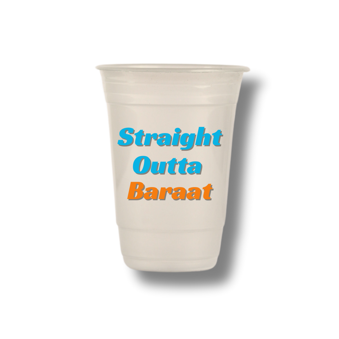 Dalegi Wedding Glasses – Straight Outta Baraat (PACK OF 12)