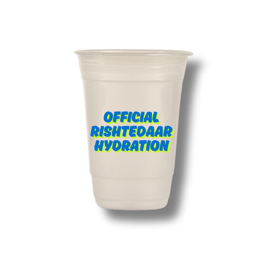 Dalegi Wedding Glasses – Official RishteDaar Hydration (PACK OF 12)