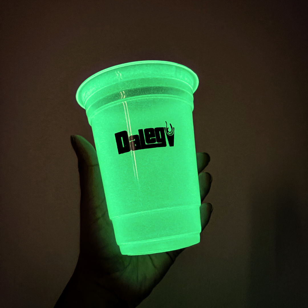 Neon Glow In The Dark Glass (Pack Of 12)